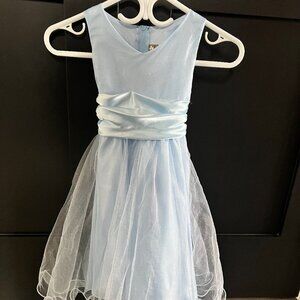 Kiki Kids USA Powder Blue Party/Flower girl Dress - Size 6